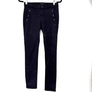 Scotch & Soda Maison Dans La Nuit Womens 27 Blue Sailor Skinny Jeans Nautical